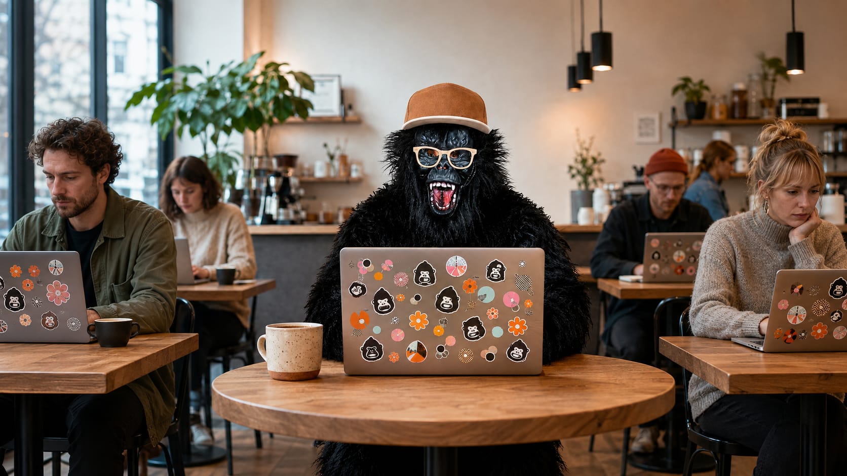 Laptop stickers